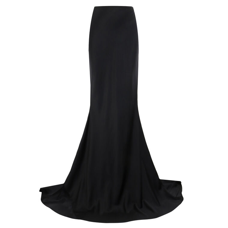 Bias-Cut Heavy Silk Evening Skirt image number null
