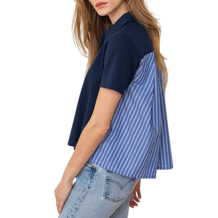 The Media Short Sleeve Polo Top image number null