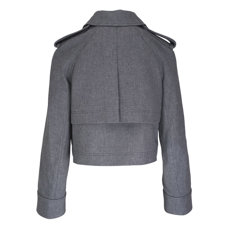 Conneley Cropped Trench Coat image number null