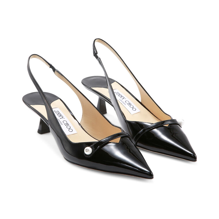 Amita 45mm Patent Leather Slingback Pump image number null