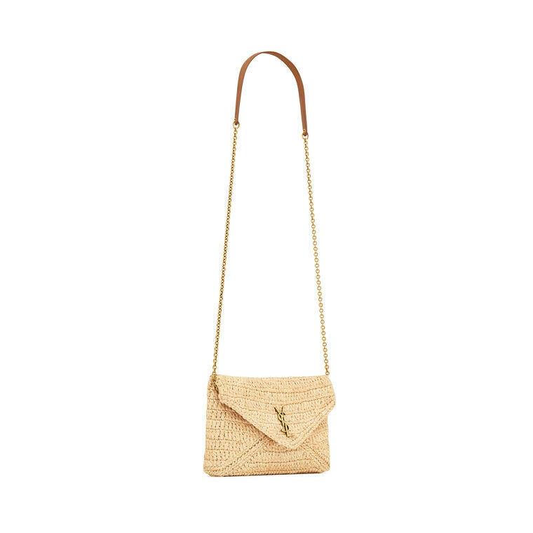 Cassandre Chain Pouch In Raffia image number null