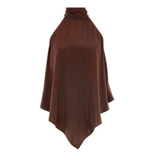 Lightweight Satin Handkerchief Top