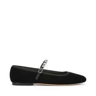 Ellie Crystal Strap Flat