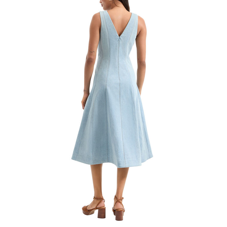 Lou Pleated Midi Dress image number null