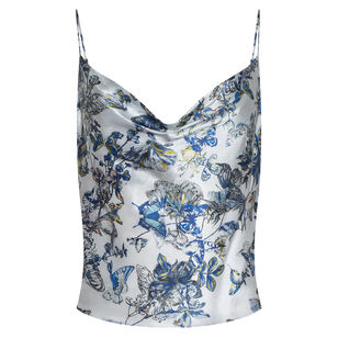 Calista Cowl Neck Silk Camisole
