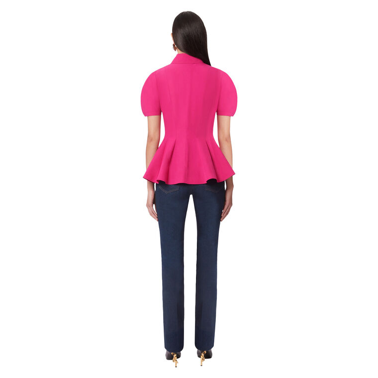 Cotton Poplin Peplum Top image number null