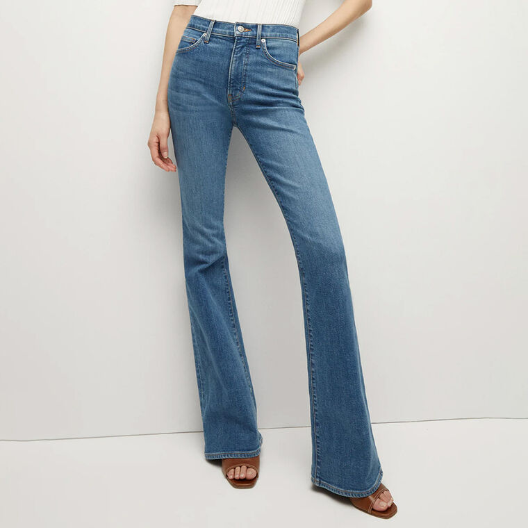 Beverly High Rise Skinny Flare Jean image number null