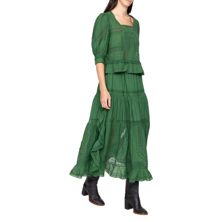 Franca Lace Midi Skirt image number null