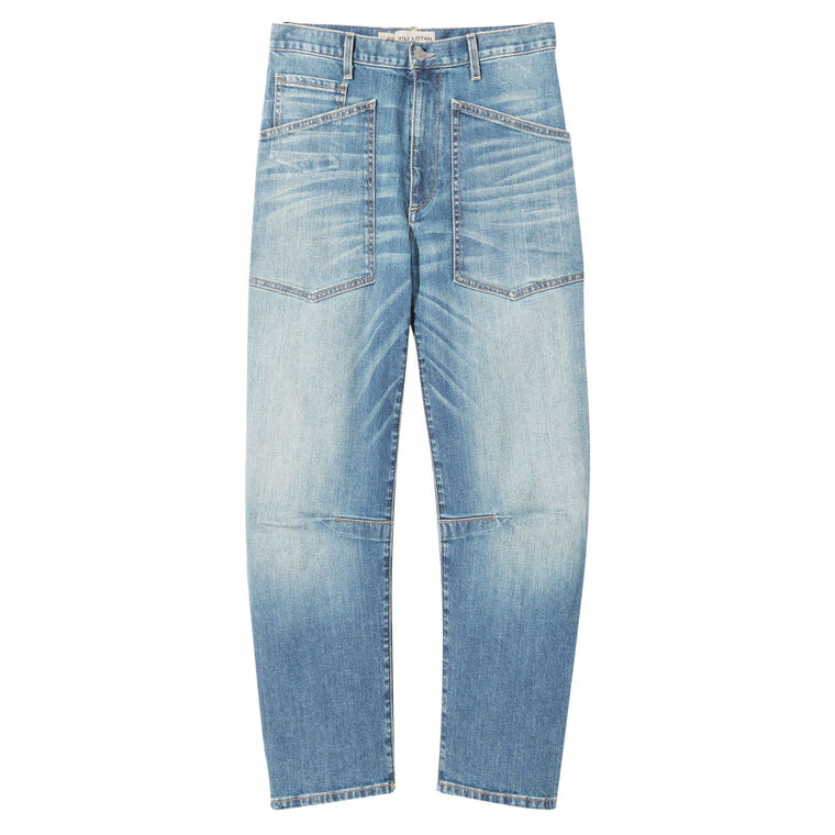 Shon Mid Rise Relaxed Fit Jean image number null