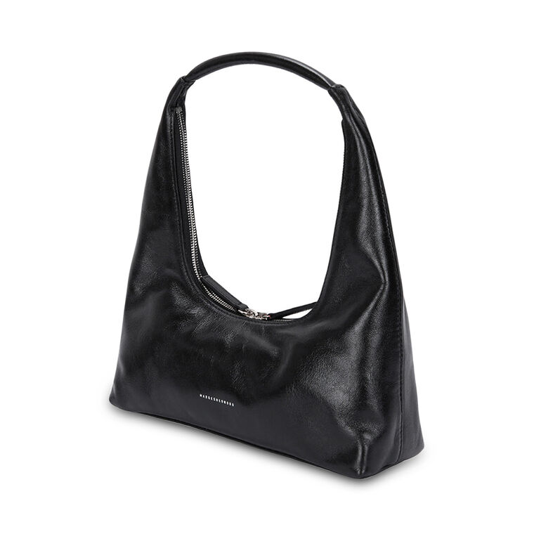 Glossy Hobo Shoulder Bag image number null