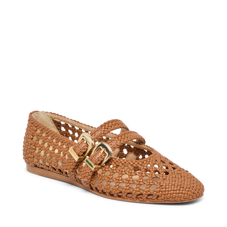 Woven Mary Jane Ballet Flat image number null