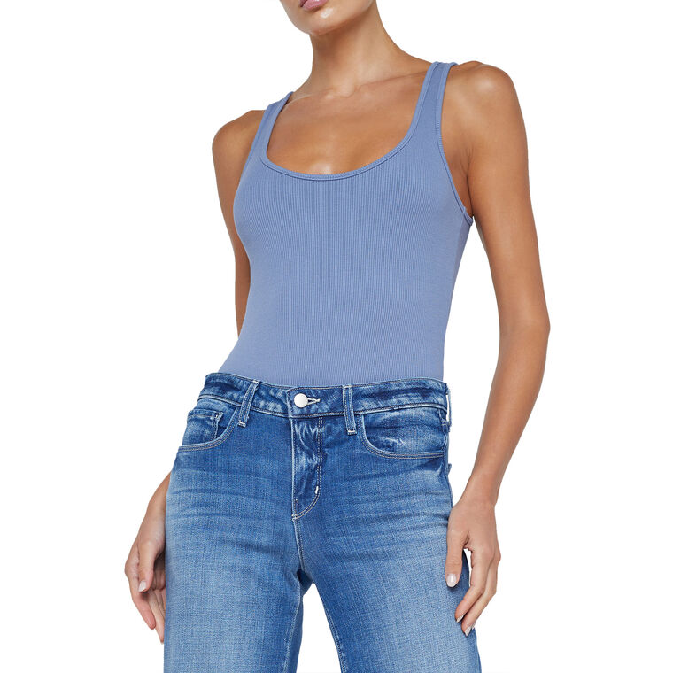 Nica Scoop Neck Tank Bodysuit image number null