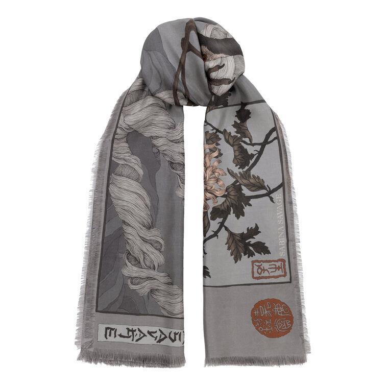Wind Dancer Silk Twill Rectangle image number null