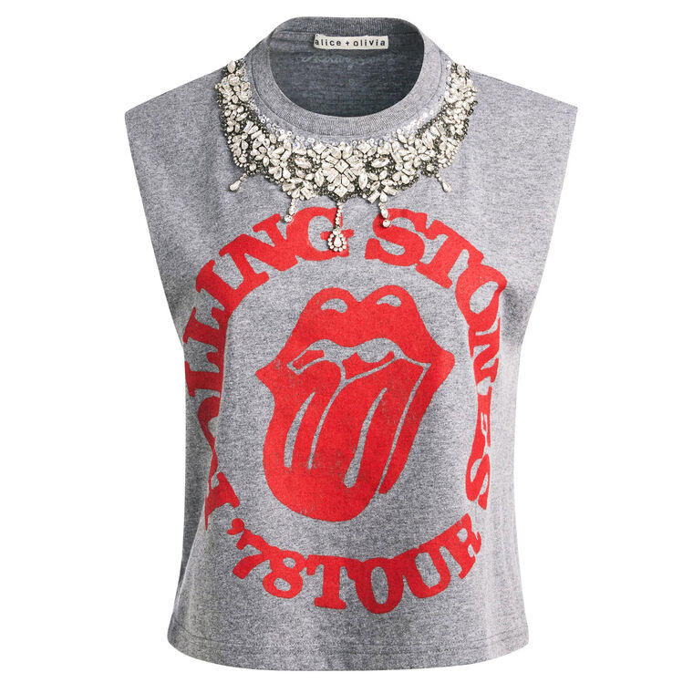 Micah Embellished Muscle Tank image number null