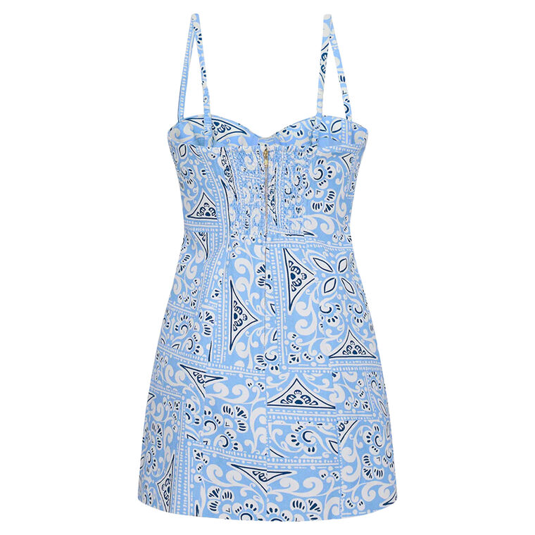 Claudine Sleeveless Bustier Mini Dress image number null