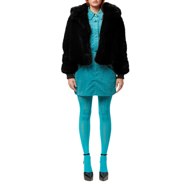 Sawyer Cropped Faux Fur Coat image number null