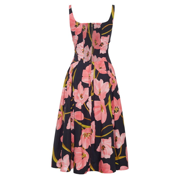 Regio Sleeveless Pleated Midi Dress image number null