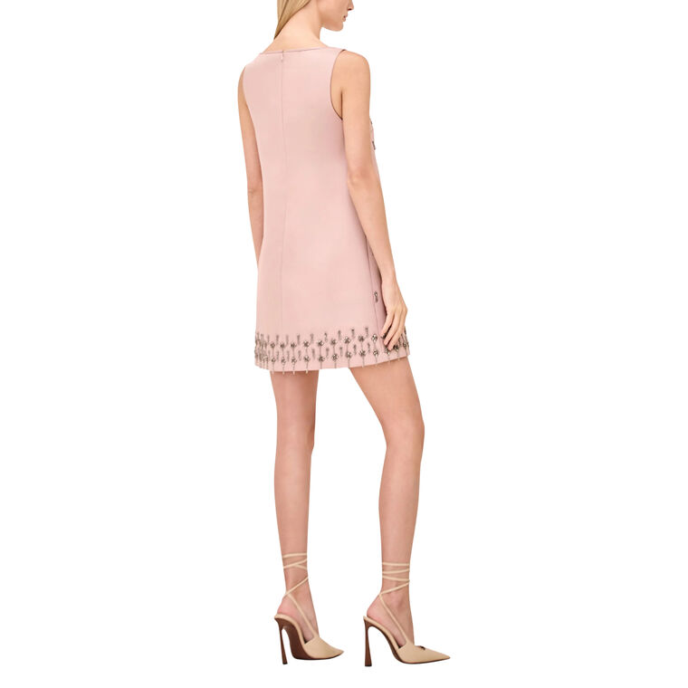 Delma Sleeveless Beaded Mini Dress image number null
