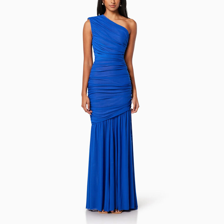 Vienna Fitted One-Shoulder Gown image number null