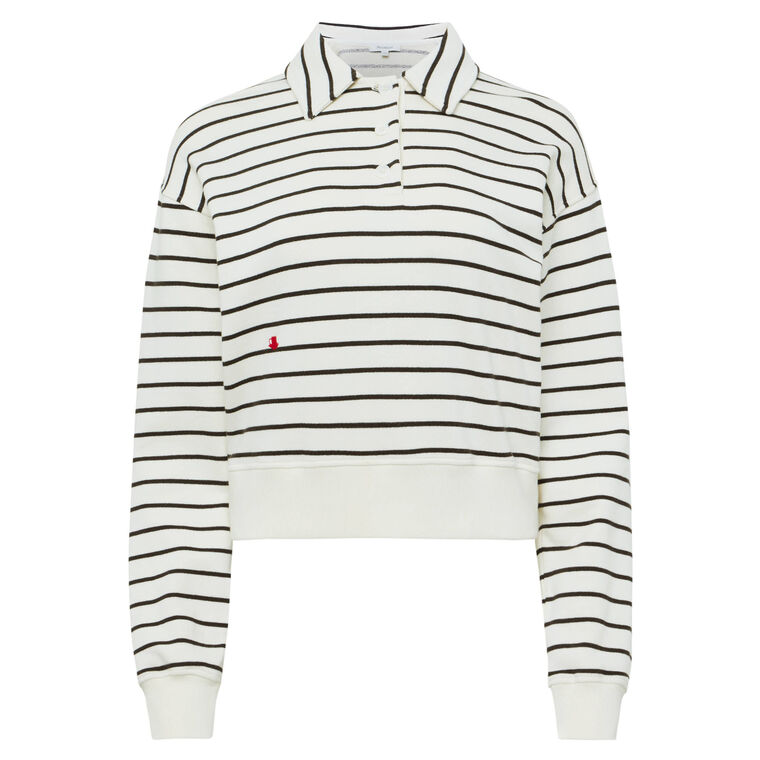Long Sleeve Polo Sweatshirt image number null