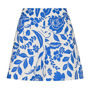 Flowers Of Spain Linen Shorts