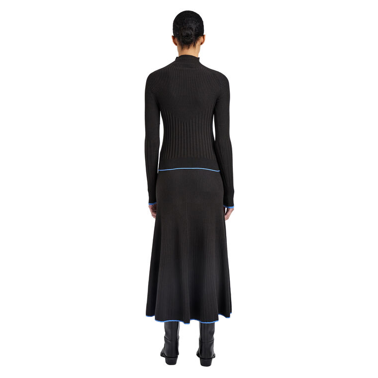 Daniella Long Sleeve Sweater In Souffle Knit image number null