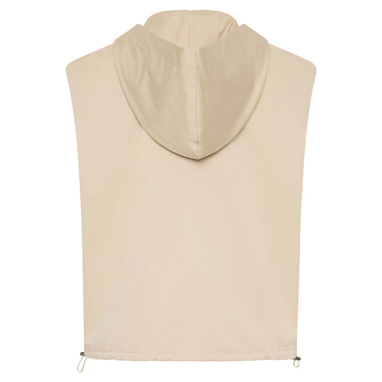 Cotton Sleeveless Parka image number null