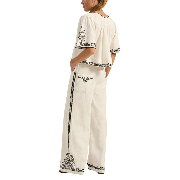 Calliope Dori Embroidery Top image number null