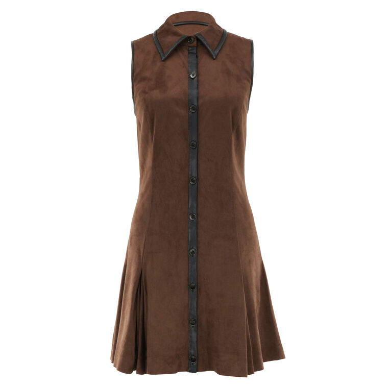 Stella Pleated Mini Dress image number null