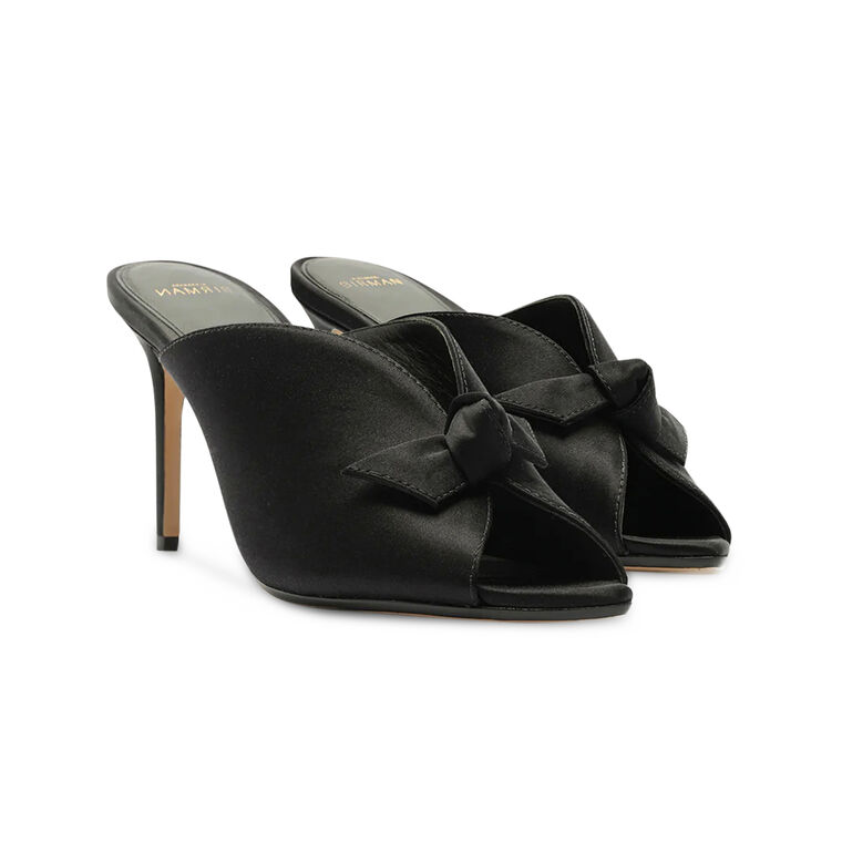 Clarita Vamp 85mm Satin Mule image number null