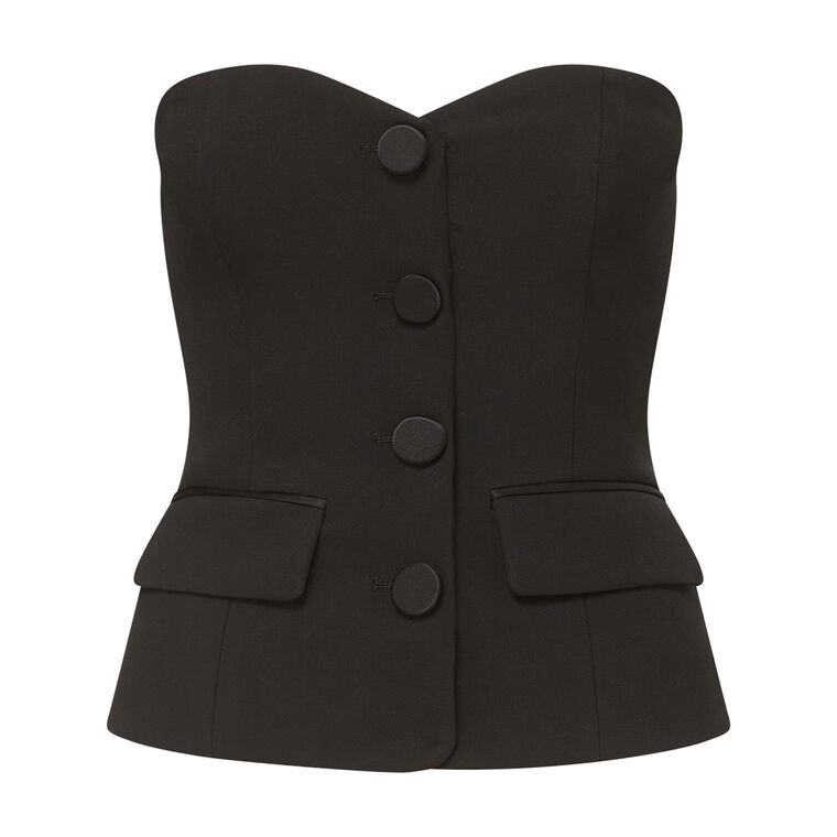 Arlette Strapless Peplum Bustier image number null