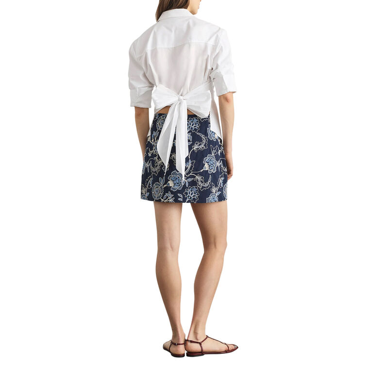 Ari Embroidered Mini Skirt image number null