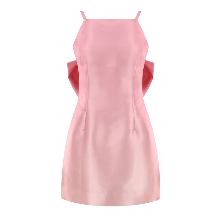 Aniston Mini Dress With Removable Bow image number null