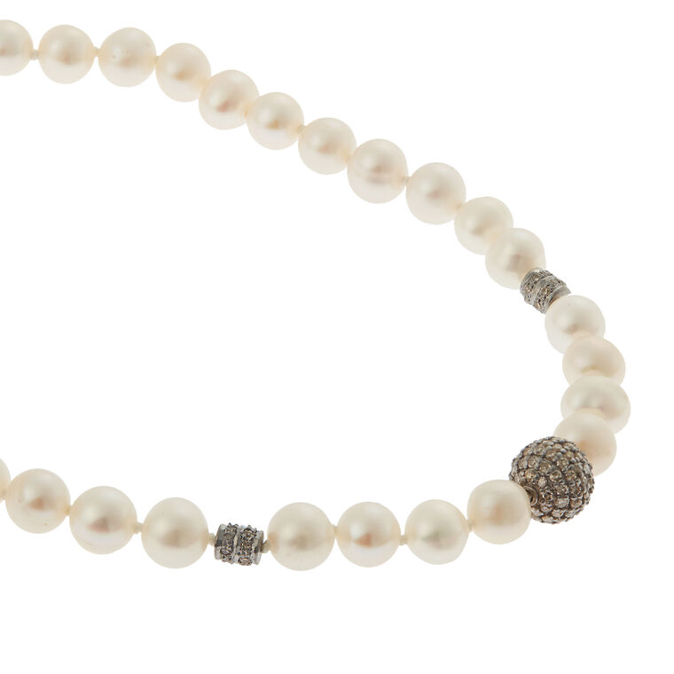 Pearl Beaded Necklace image number null