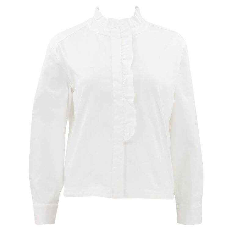 Chino Holly Bracelet Sleeve Shirt image number null