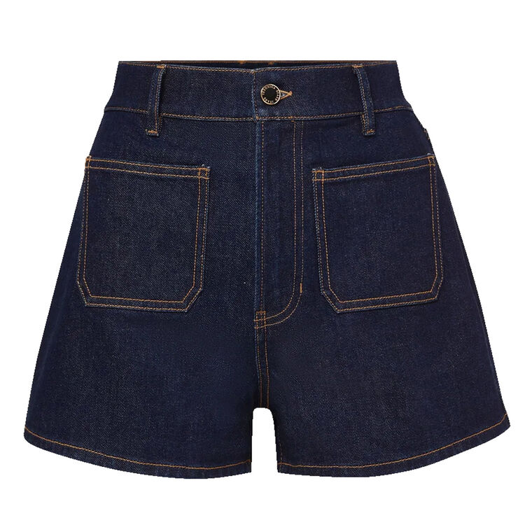 Elijah Patch Pocket Denim Short image number null