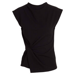 Robin Cap Sleeve Mock Neck Top