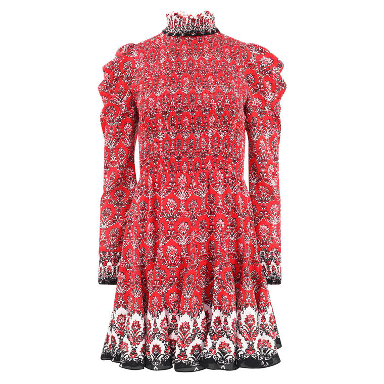 Elvira Smocked Mini Dress image number null