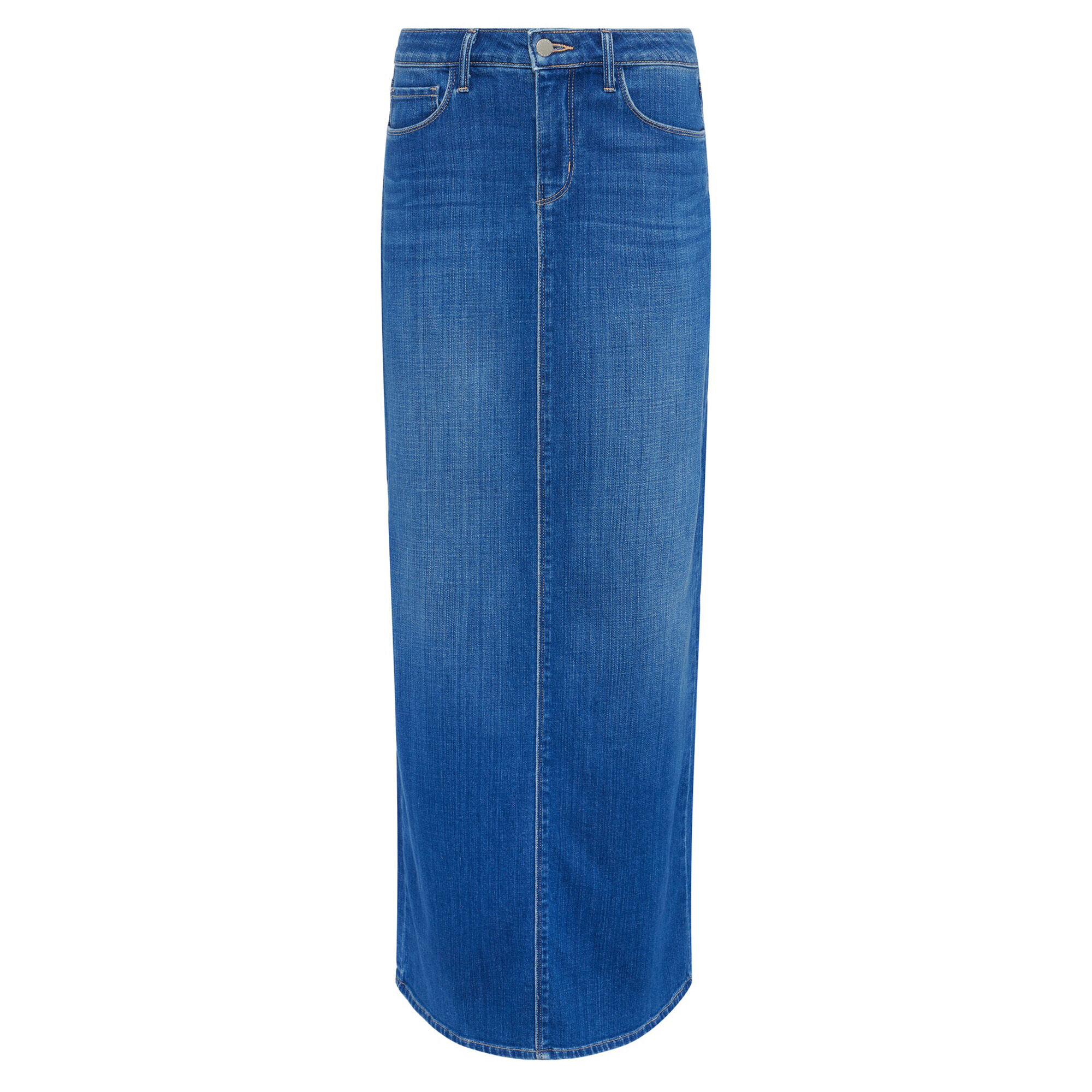 L'Agence Miriam Denim Maxi Skirt | Tootsies