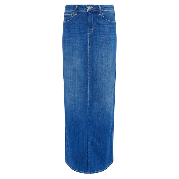 Miriam Denim Maxi Skirt image number null