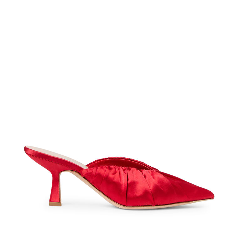 Inez Satin Mule image number null