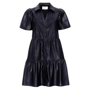 The Havana Vegan Leather Mini Dress