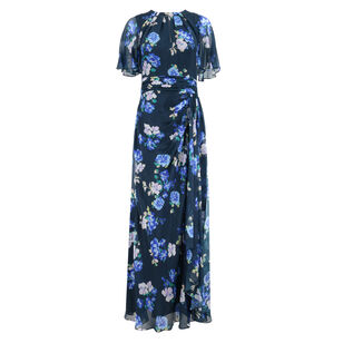 Macie Short Sleeve Chiffon Maxi Dress