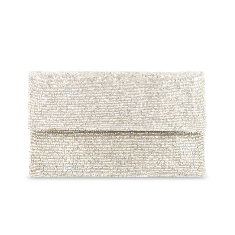 Fully Beaded Envelope Clutch image number null