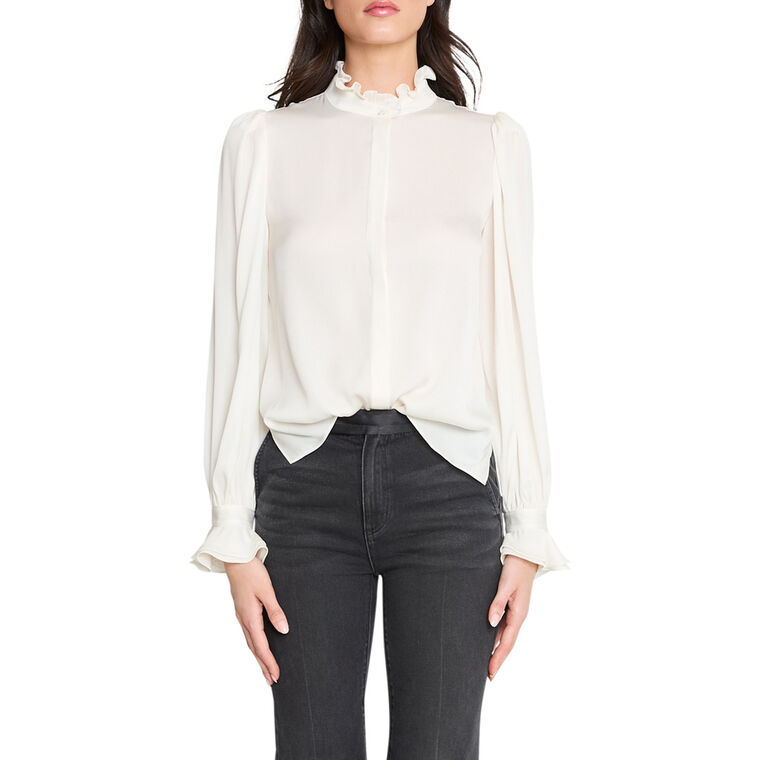 Harley Long Sleeve Ruffle Blouse image number null
