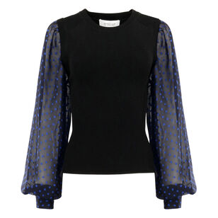 Cerina Mixed Media Sweater