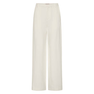 Fine Band Carter Linen Straight-Leg Trouser