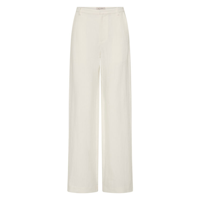 Fine Band Carter Linen Straight-Leg Trouser image number null