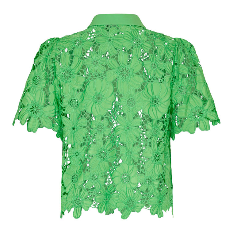 Addison Roja Short Sleeve Lace Top image number null