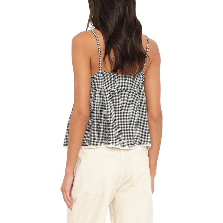 Annie Sleeveless Gingham Top image number null